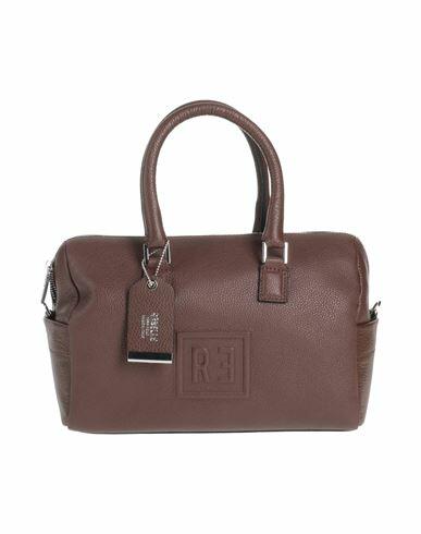 Rǝbelle Woman Handbag Dark brown Soft Leather Cover