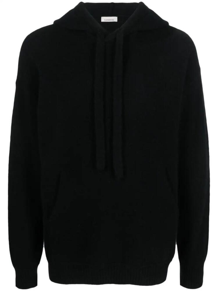 Laneus drawstring-hood knitted jumper - Black Cover