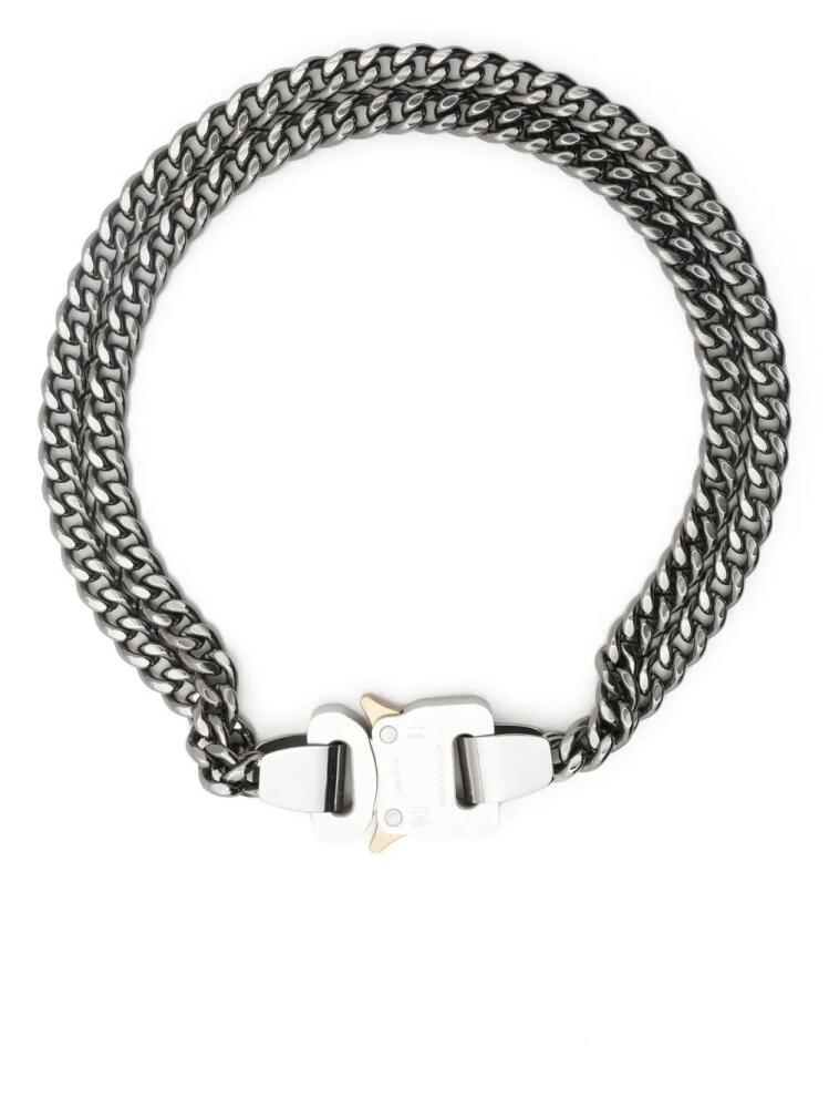 1017 ALYX 9SM Buckle double-chain necklace - Silver Cover