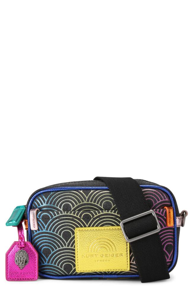 Kurt Geiger London Small Southbank Camera Bag in Black Multi Cover