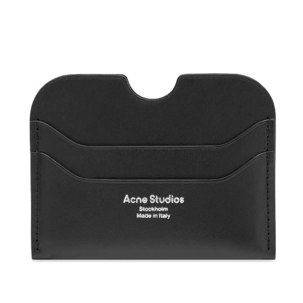 Acne Studios Women's Elmas Large Card Holder in Black Cover