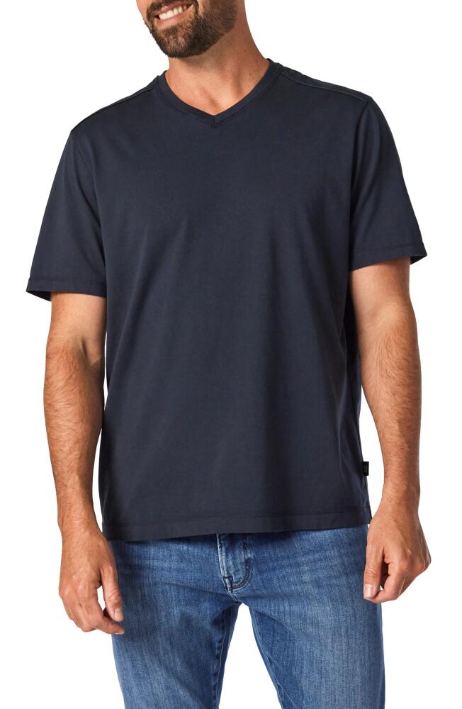 34 Heritage Deconstructed V-Neck Pima Cotton T-Shirt in Blueberry Cover