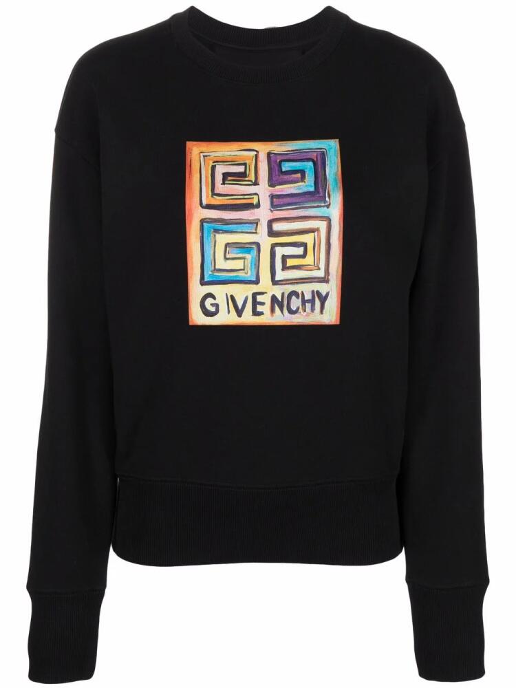 Givenchy x Josh Smith logo-print sweatshirt - Black Cover