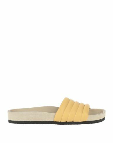 Isabel Marant Woman Sandals Light yellow Lambskin Cover