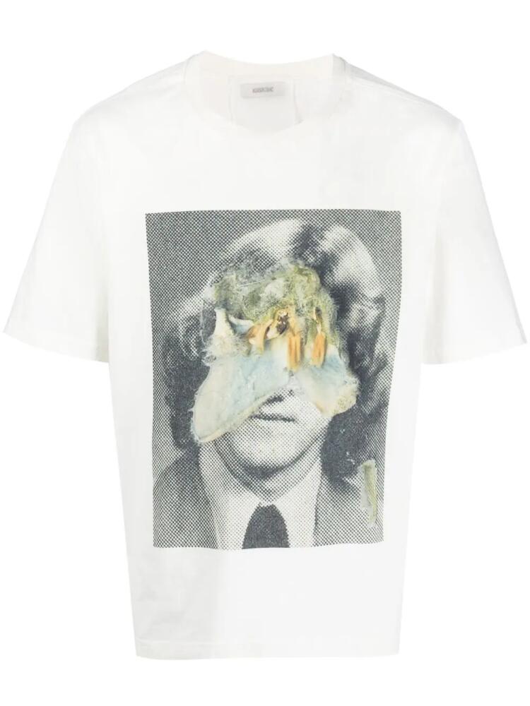 KUSIKOHC photograph print T shirt - White Cover