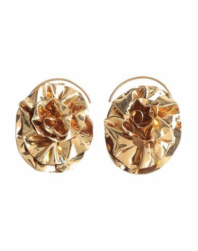 Alberta Ferretti Woman Earrings Gold Metal Cover