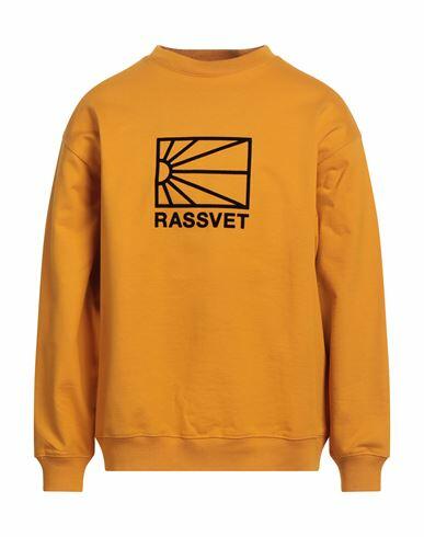 Rassvet Man Sweatshirt Ocher Cotton Cover