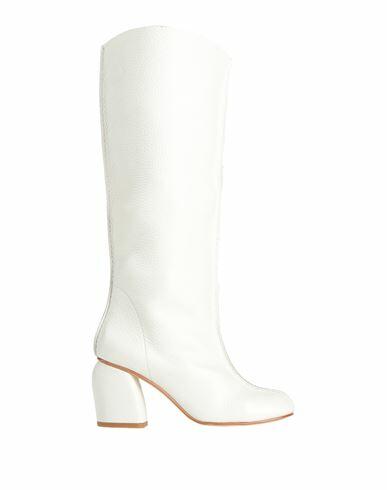 Manufacture D'essai Woman Boot White Calfskin Cover