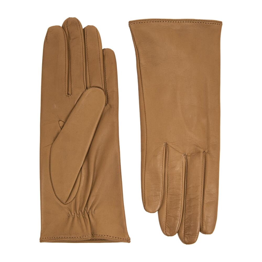 Handsome Stockholm Essentials Leather Gloves - Camel Cover