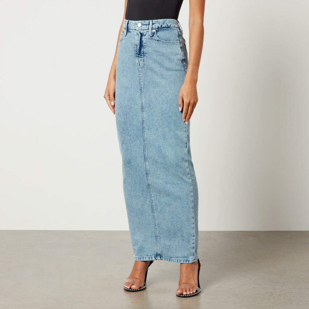 Good American Uniform Maxi Denim Skirt - US 4/UK 8 Cover