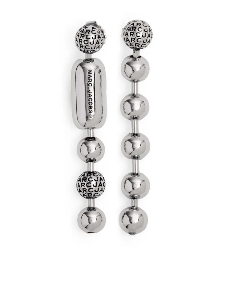 Marc Jacobs The Monogram ball-chain earrings - Silver Cover