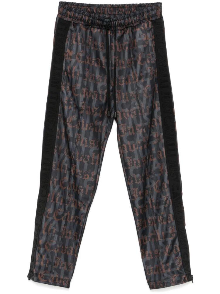 Just Cavalli logo-print track pants - Blue Cover