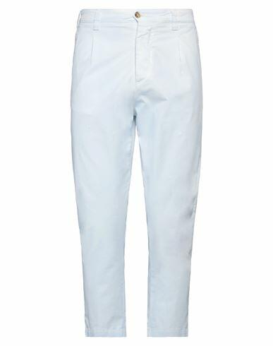 Officina 36 Man Pants Azure Cotton, Elastane Cover