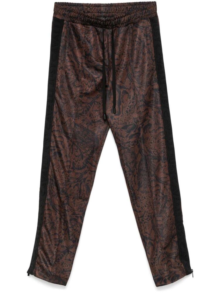 Just Cavalli leopard-print track pants - Brown Cover