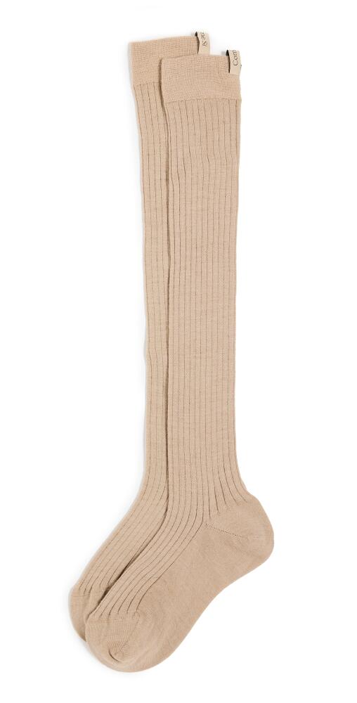 Comme Si The Knee High Socks Camel Cover