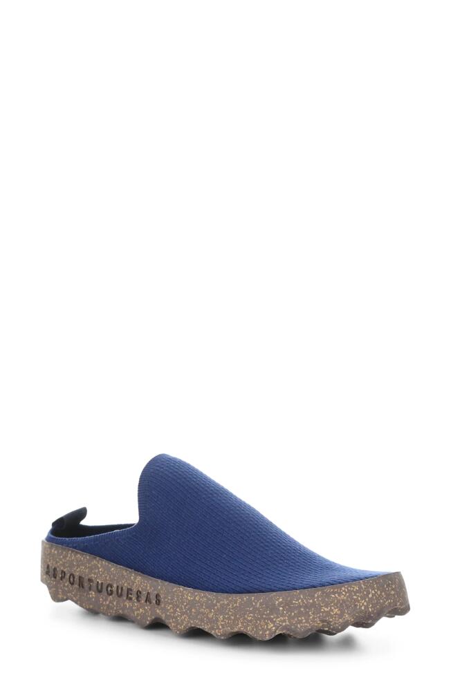 Asportuguesas by Fly London Clog in Navy/Brown S Cafe Cover