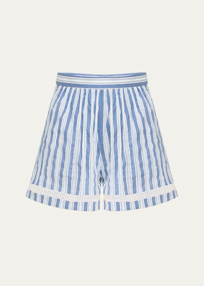 Chloe Stripe Poplin Shorts Cover