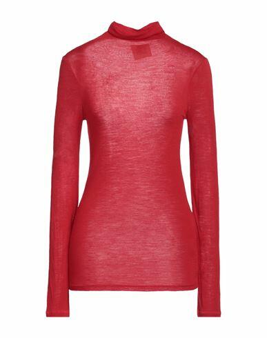 Semicouture Woman T-shirt Red Wool, Polyamide Cover