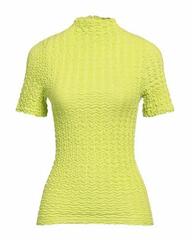 Low Classic Woman Top Acid green Cotton, Polyamide, Polyurethane Cover