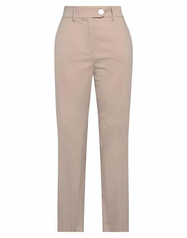 True Royal Woman Pants Sand Cotton, Elastane Cover