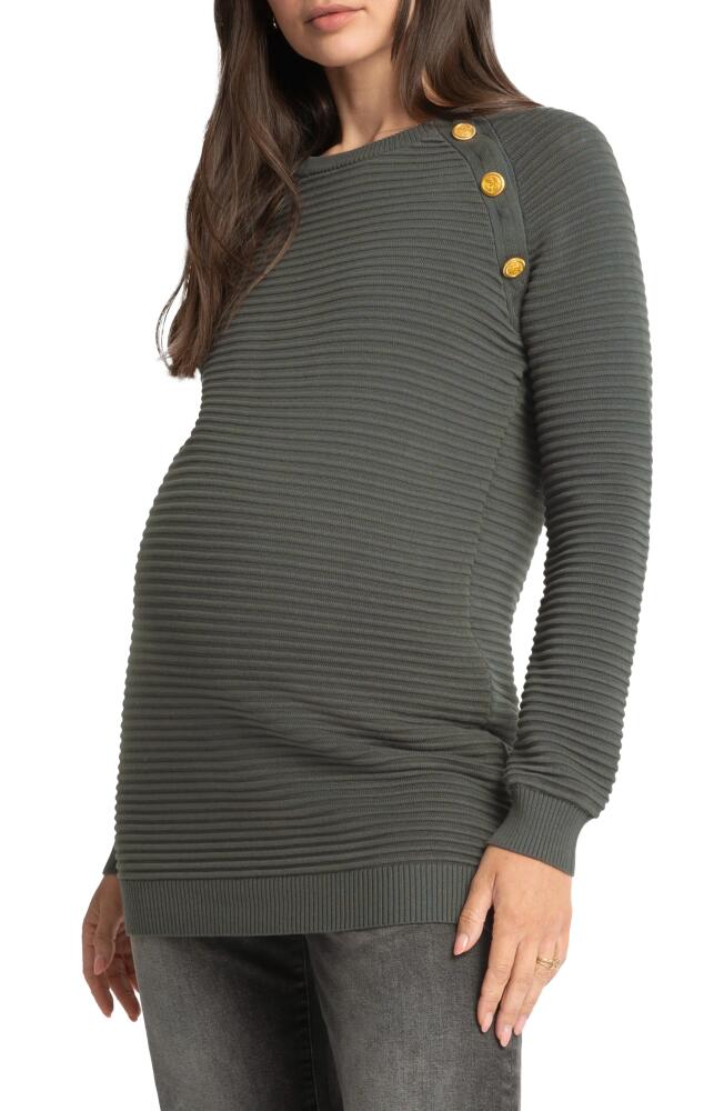 Seraphine Cotton Maternity/Nursing Sweater in Light/Pastel Brown Cover