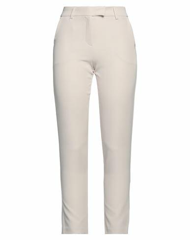 Soallure Woman Pants Beige Polyester, Elastane Cover