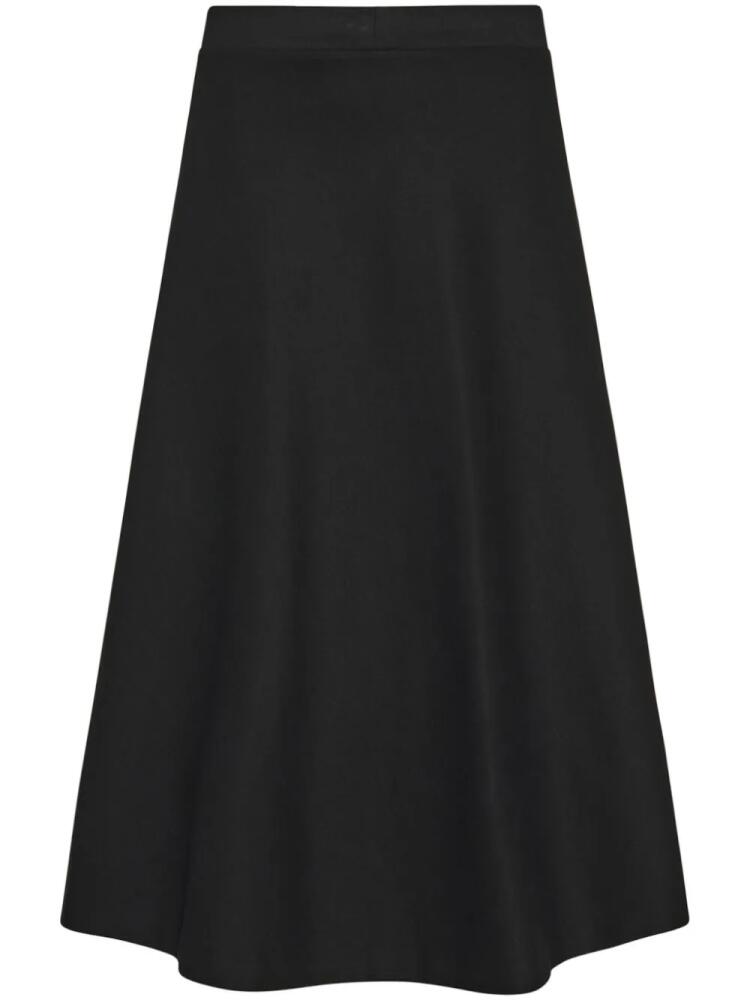 Rosetta Getty high-waist flared-hem skirt - Black Cover