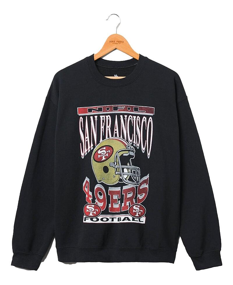 Junk Food Clothing 49ers Helmet Flea Market Crew Sweatshirt Cover