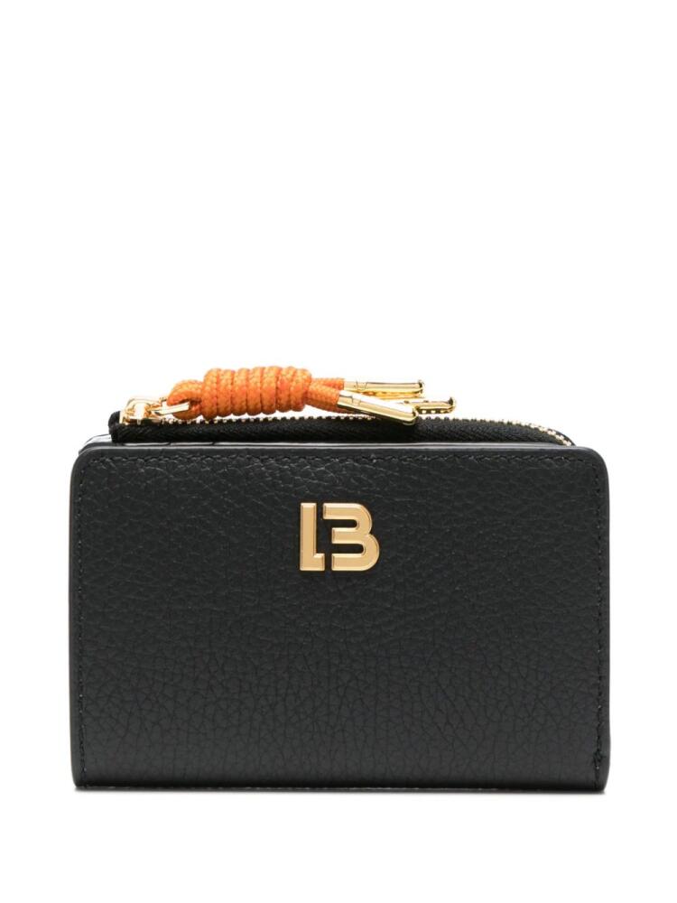 Bimba y Lola logo-plaque leather wallet - Black Cover