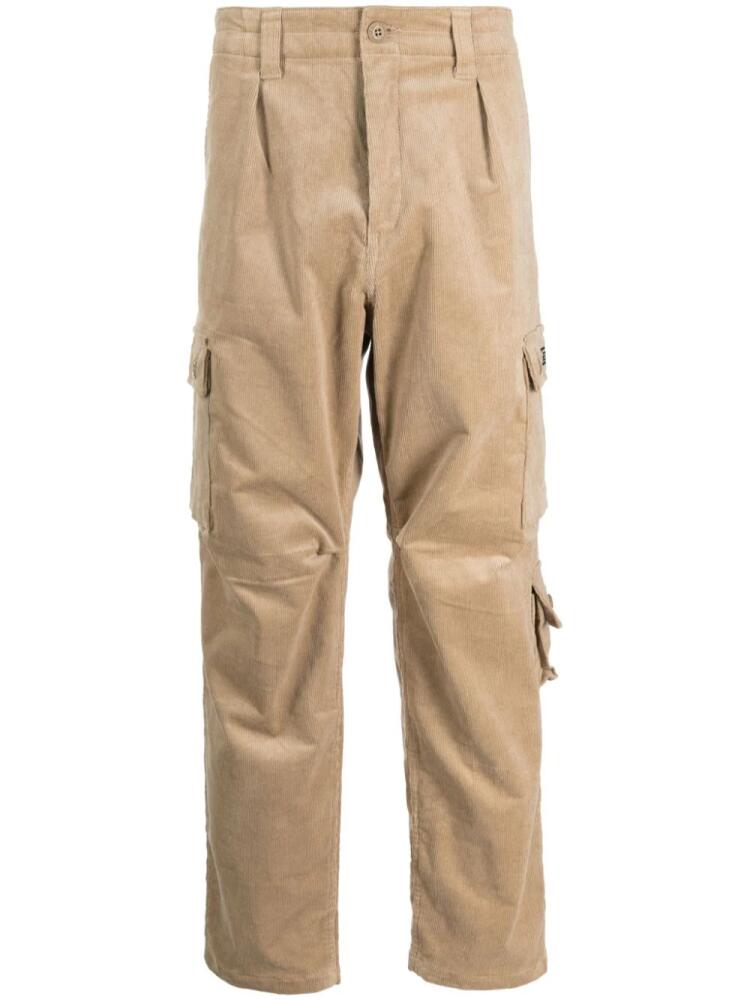 A BATHING APE® corduroy cotton blend cargo pants - Brown Cover