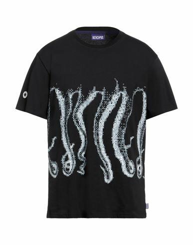 Octopus Man T-shirt Black Cotton Cover