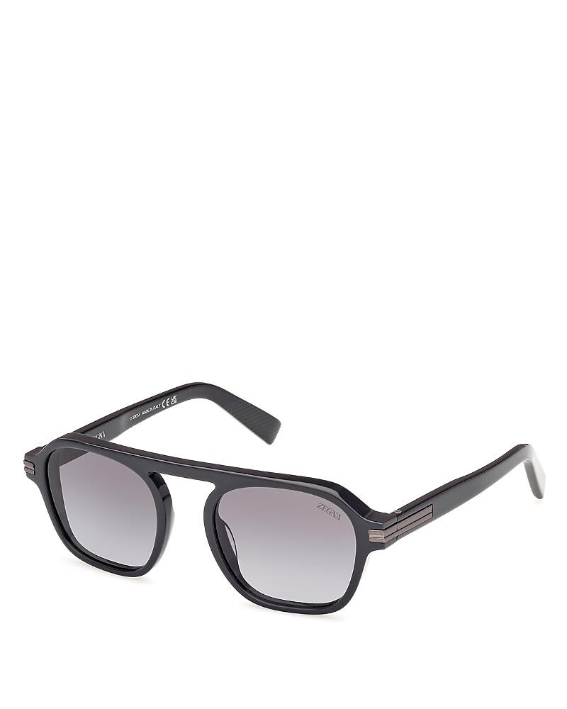 Zegna Round Sunglasses, 51mm Cover