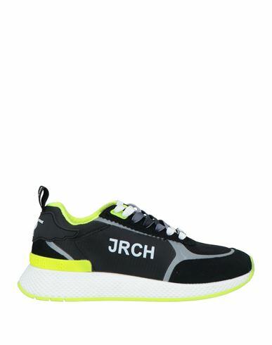 John Richmond Woman Sneakers Black Leather, Textile fibers Cover