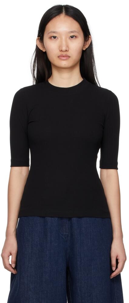 Rosetta Getty Black Cotton T-Shirt Cover