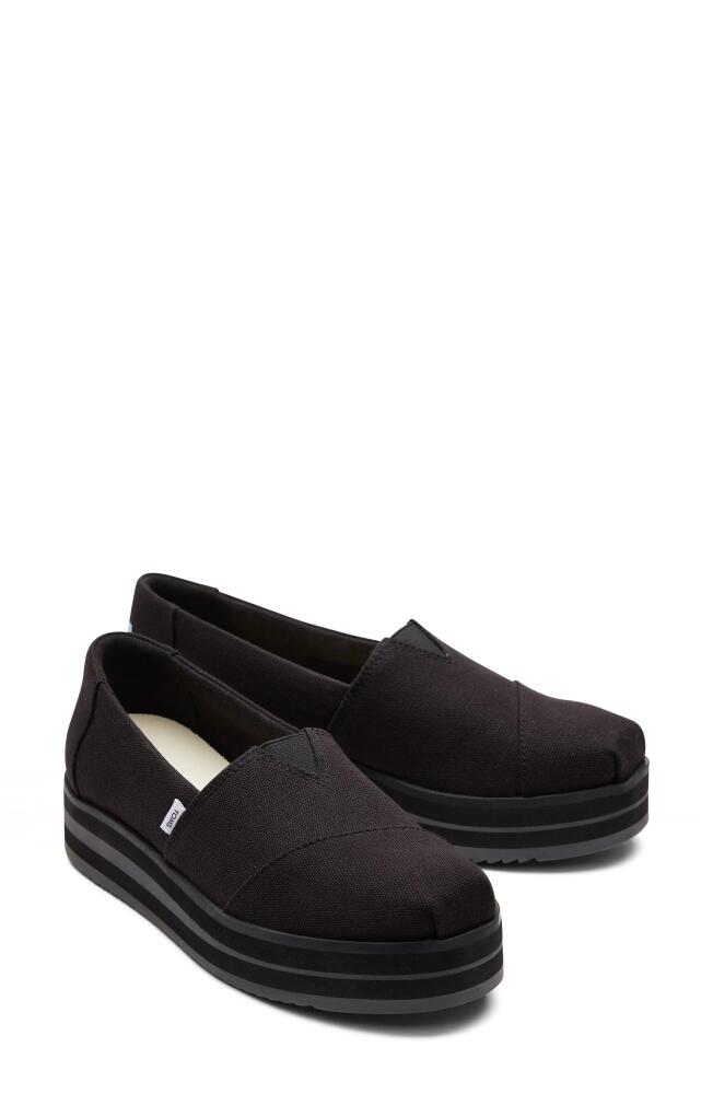 TOMS Alp Midform Espadrille in Black Cover