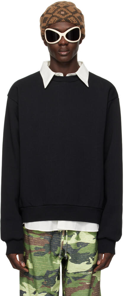 Acne Studios Black Crewneck Sweater Cover