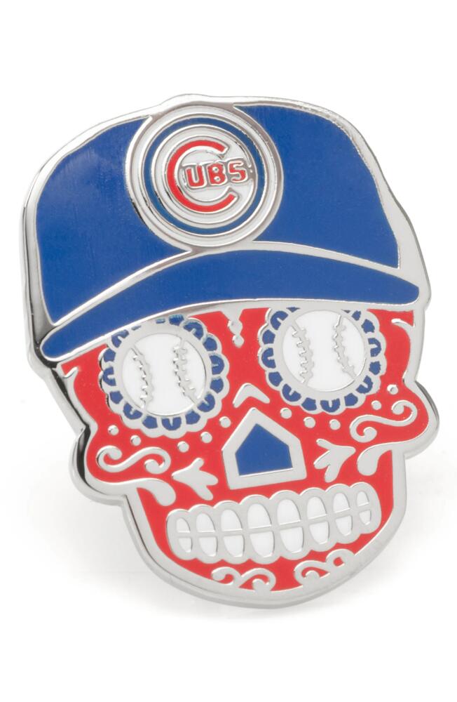 Cufflinks, Inc. Chicago Cubs Sugar Skull Lapel Pin in Red Cover