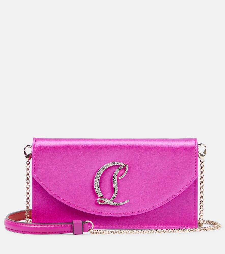 Christian Louboutin Loubi54 satin clutch Cover