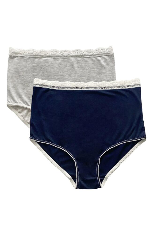 Angel Maternity Assorted 2-Pack Maternity Briefs in Navy/Grey Cover