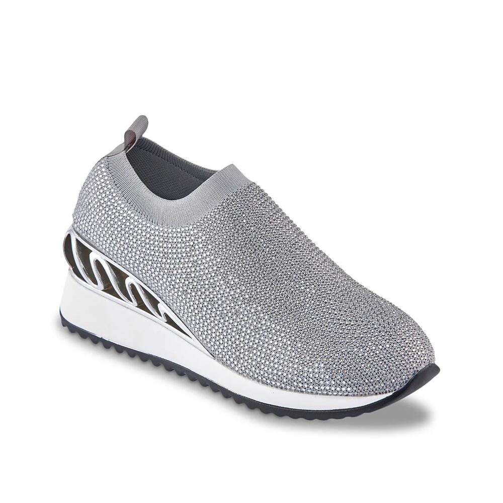 Lady Couture Bella Wedge Sneaker | Women's | Silver Cover