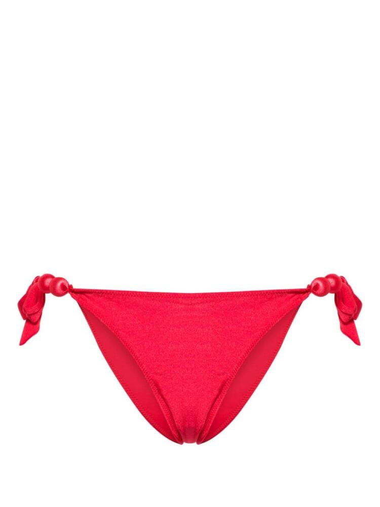 Cult Gaia Euphrasia beaded bikini bottoms - Red Cover