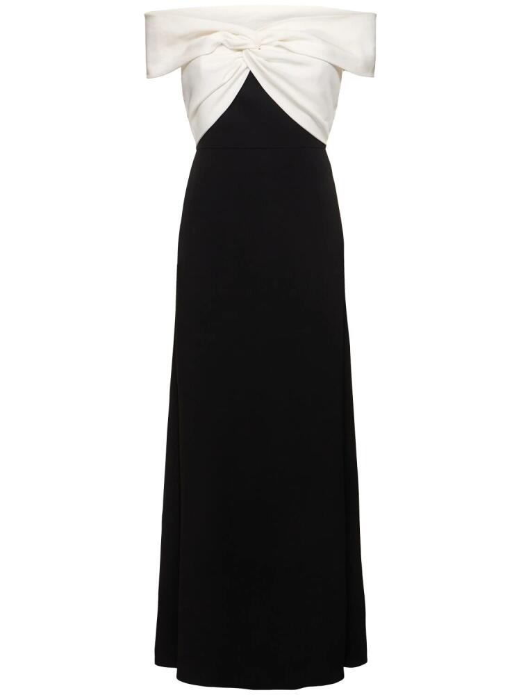 ROLAND MOURET Off-the-shoulder Light Cady Maxi Dress Cover