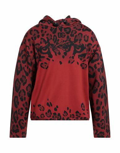 Dolce & gabbana Man Sweatshirt Burgundy Cotton Cover