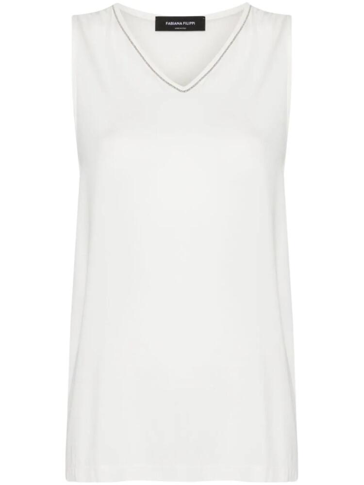 Fabiana Filippi Sablé vest - White Cover