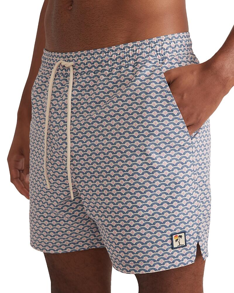 Marine Layer Mechanical Stretch Printed 6 Swim Trunks Cover