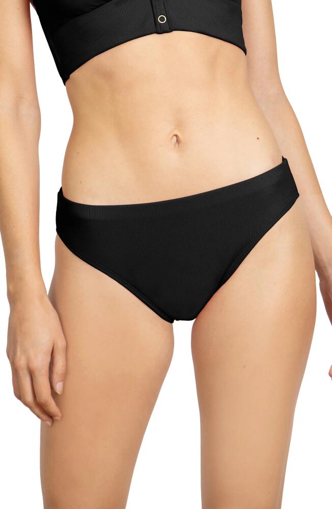 Robin Piccone Amy 2 Bikini Bottoms in Licorice Cover