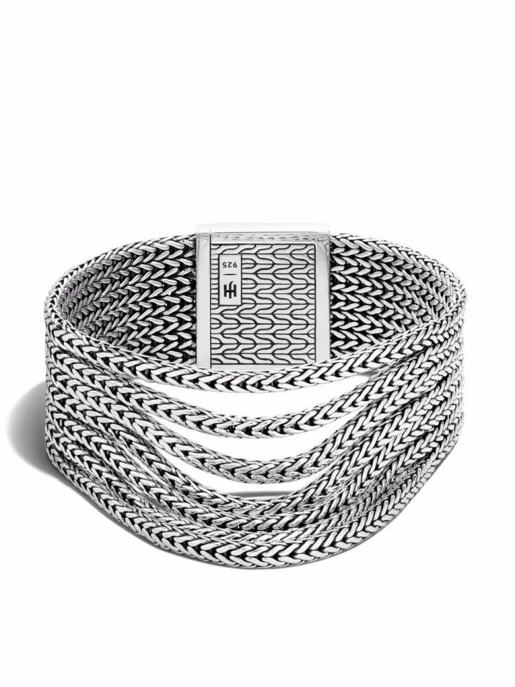 John Hardy silver Classic Chain multi-row bracelet Cover