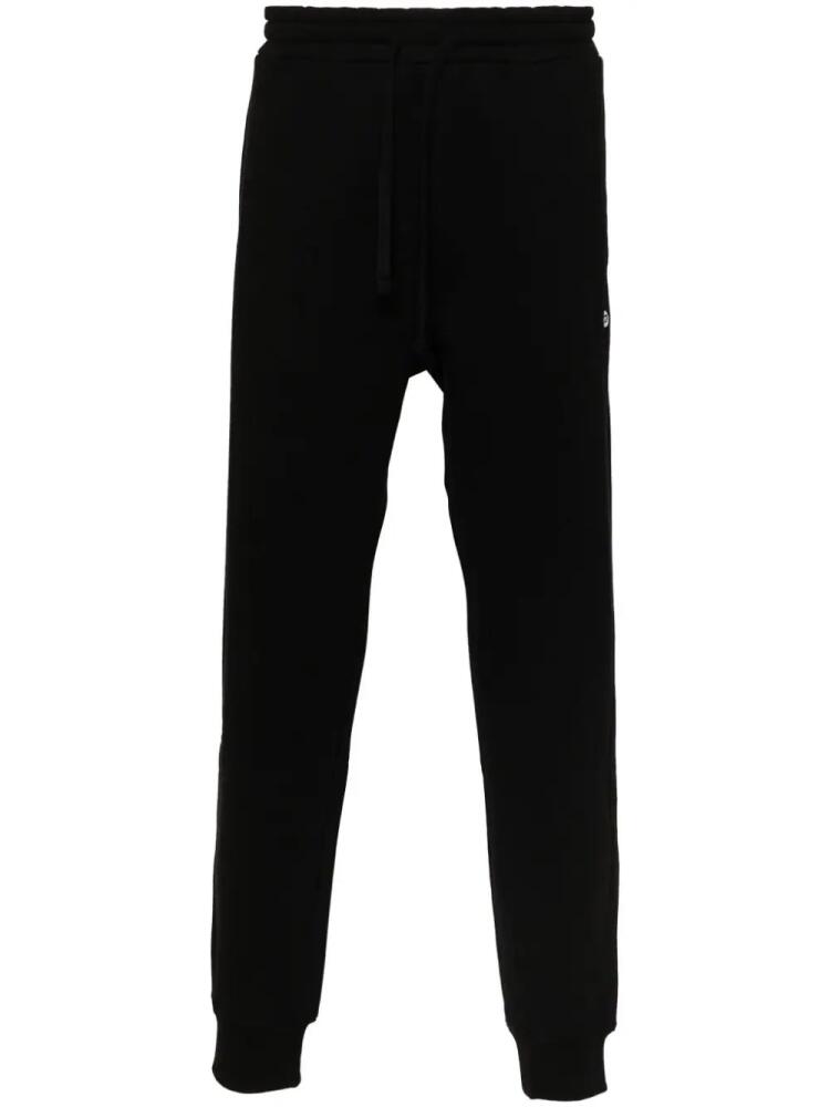 Diesel logo-patch cotton track pants - Black Cover