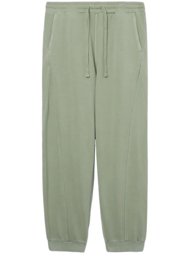 FIVE CM drawstring-waist cotton track pants - Green Cover