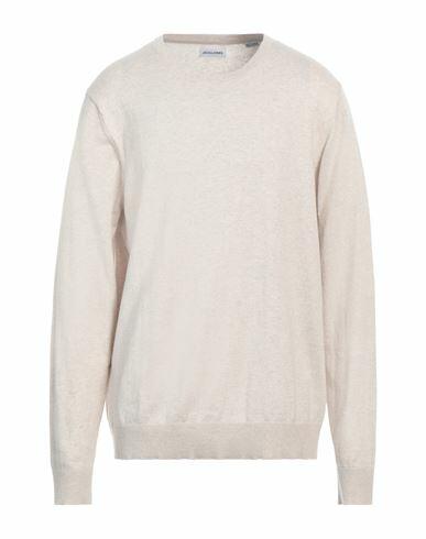 Jack & Jones Man Sweater Beige Cotton, Nylon, Viscose Cover